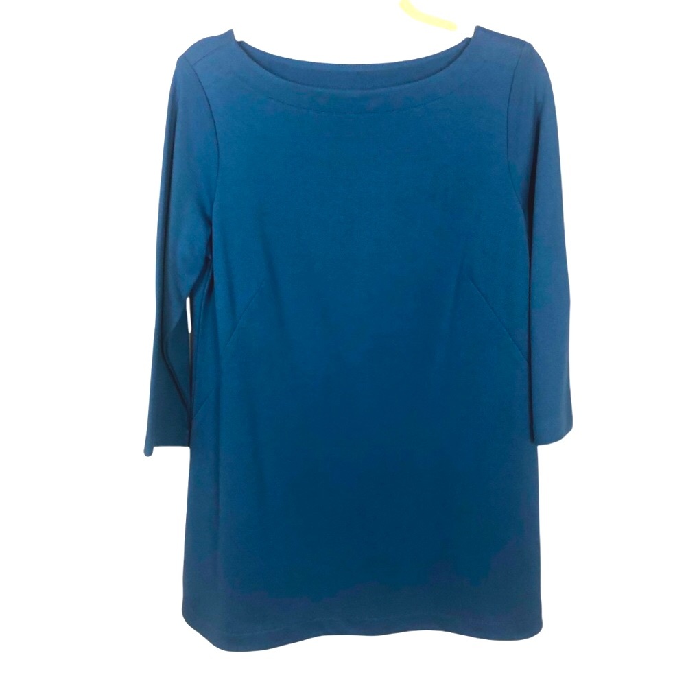 J.JILL Blue Tunic Top NWT size MP
